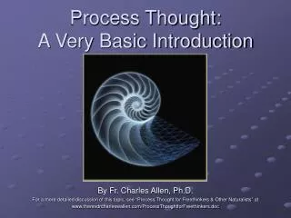 Process Thought: A Very Basic Introduction