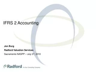 IFRS 2 Accounting