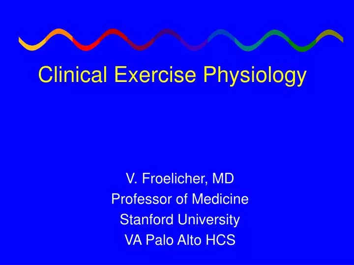 clinical exercise physiology