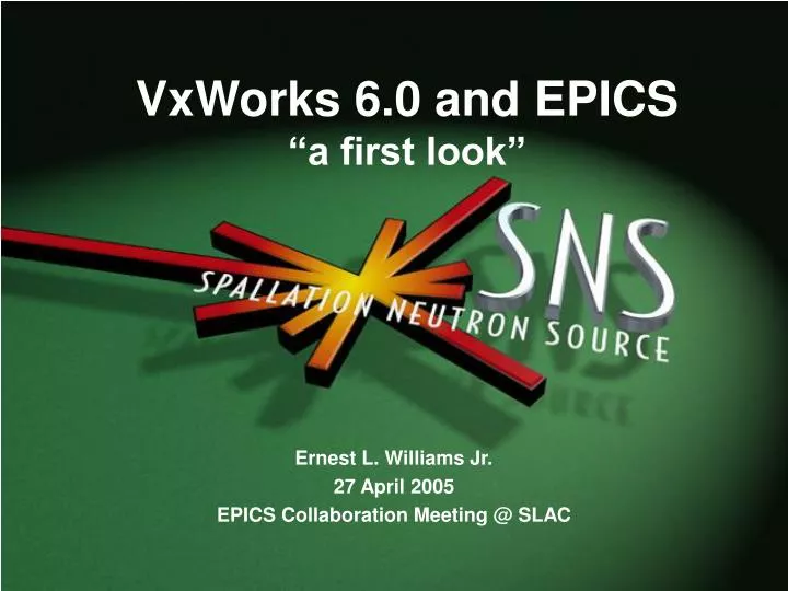 vxworks 6 0 and epics a first look