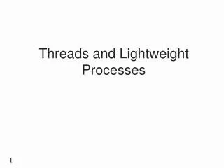 Threads and Lightweight Processes