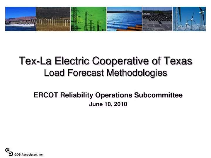 tex la electric cooperative of texas load forecast methodologies