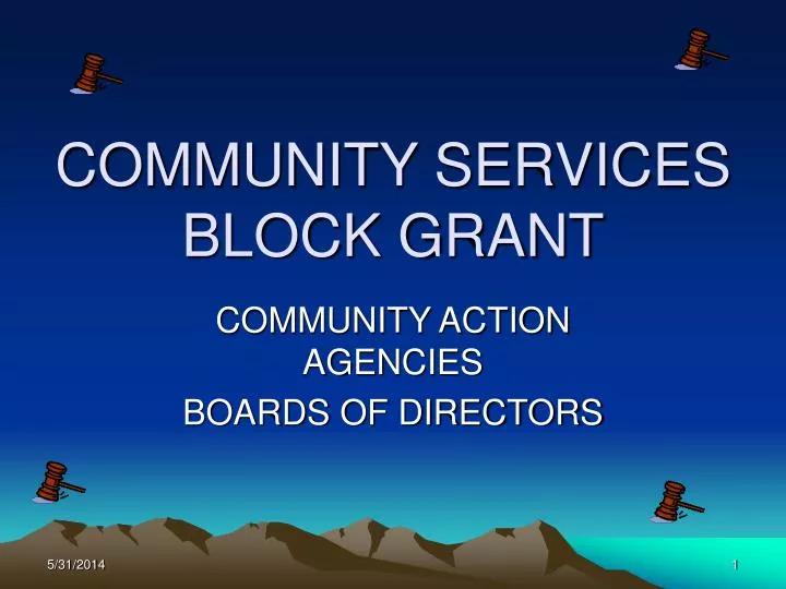 community services block grant