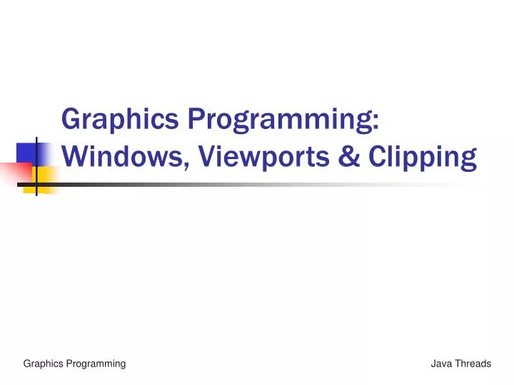 graphics programming windows viewports clipping
