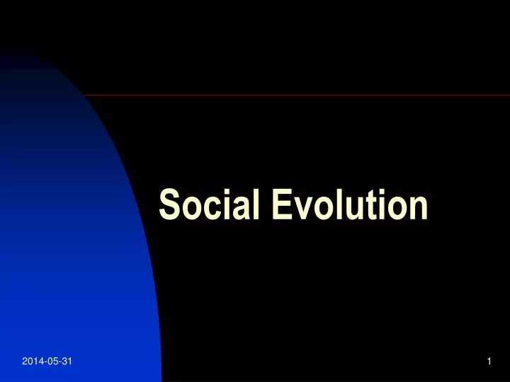 social evolution