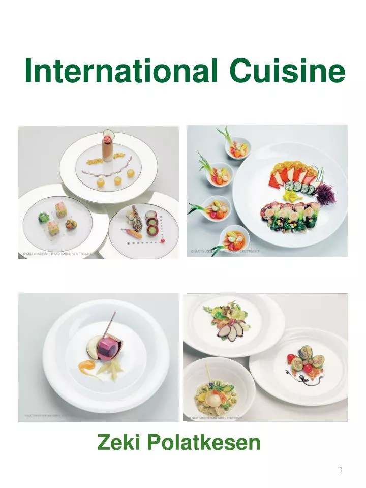 international cuisine