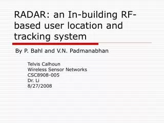 RADAR: an In-building RF-based user location and tracking system