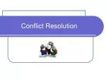 Conflict Resolution - slide 1