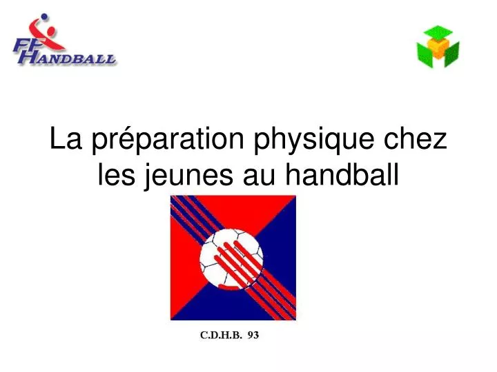 la pr paration physique chez les jeunes au handball