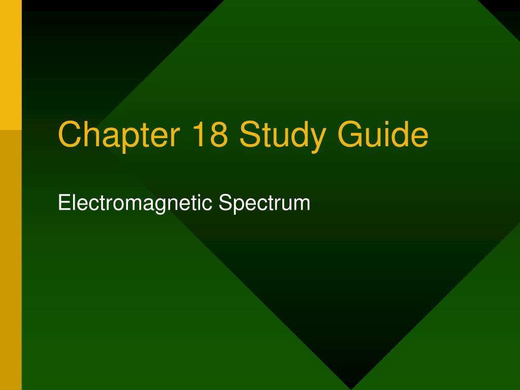 PPT - Chapter 18 Study Guide PowerPoint Presentation, free download ...