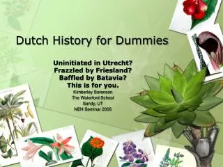 Dutch History for Dummies