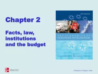 Chapter 2 Facts, law, institutions and the budget