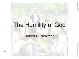 The Humility of God
