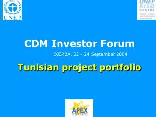 Tunisian project portfolio
