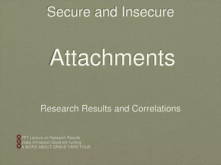 secure and insecure attachments