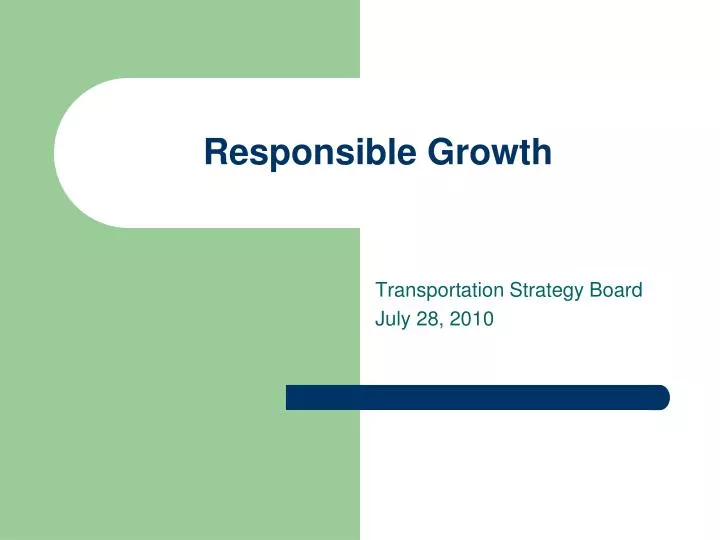 responsible growth