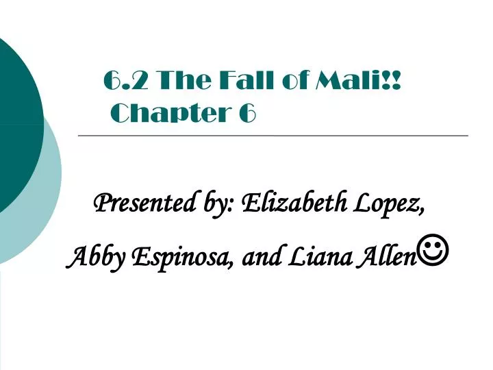presented by elizabeth lopez abby espinosa and liana allen