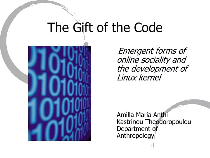 the gift of the code