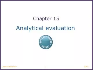 Analytical evaluation
