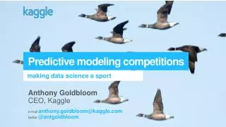 Predictive modeling competitions