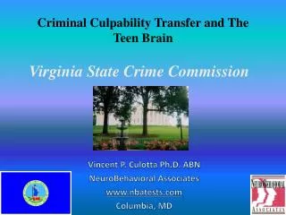 Criminal Culpability Transfer and The Teen Brain