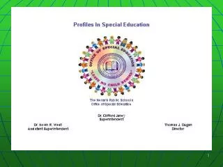 The Purpose of the Special Education Program Profiles
