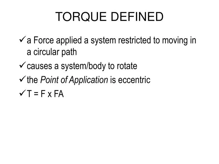 torque defined