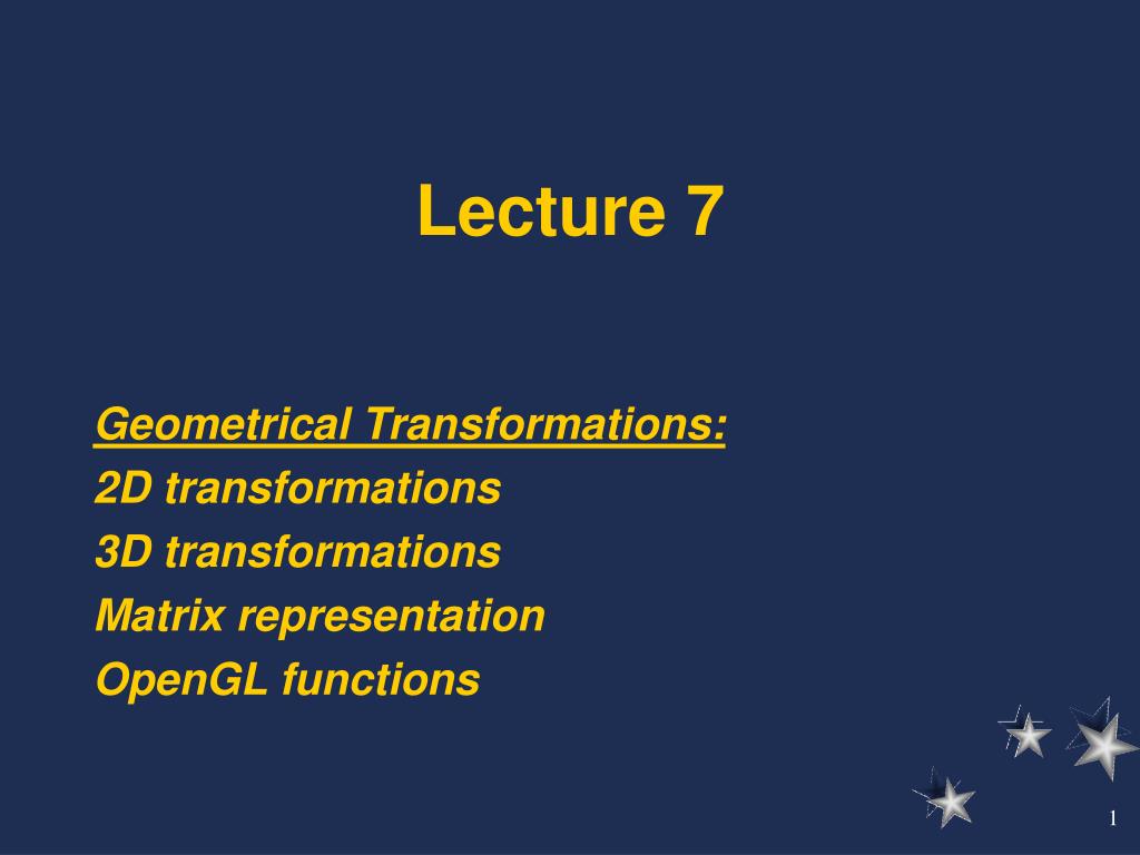 PPT - Lecture 7 PowerPoint Presentation, free download - ID:551406