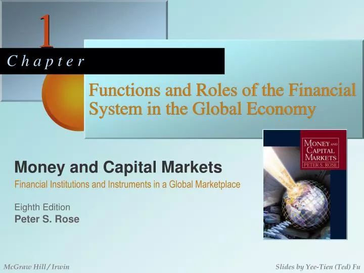 functions and roles of the financial system in the global economy