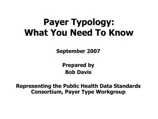 Payer Typology: What You Need To Know
