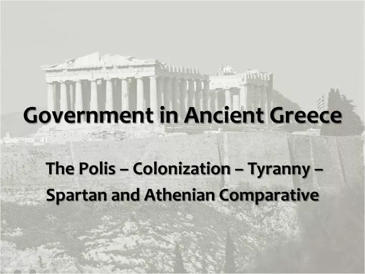 government in ancient greece