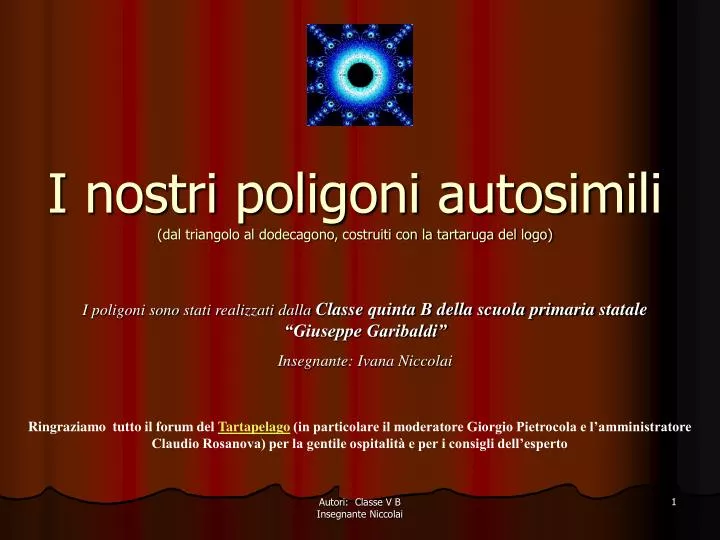 i nostri poligoni autosimili dal triangolo al dodecagono costruiti con la tartaruga del logo