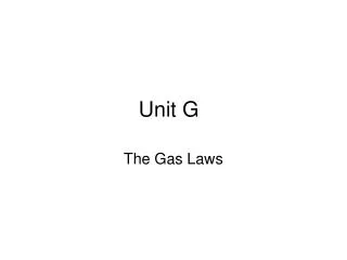 Unit G