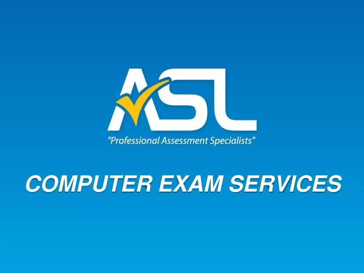 computer exam services