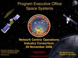 Network Centric Operations Industry Consortium 29 November 2006