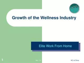 Growth of the Wellness Industry