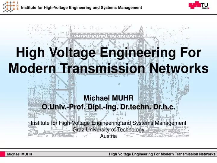 high voltage engineering for modern transmission networks