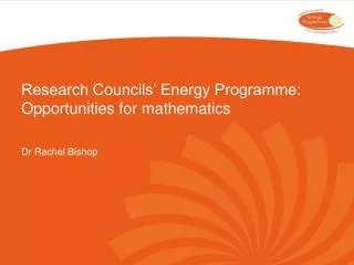 Research Councils’ Energy Programme: Opportunities for mathematics