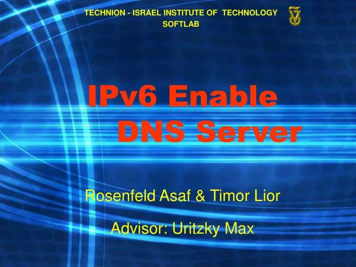 ipv6 enable dns server