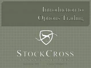 Introduction to Options Trading