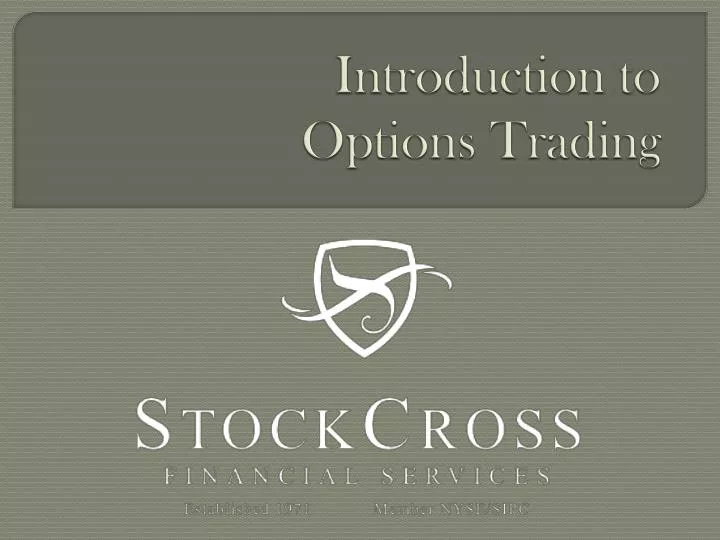 introduction to options trading