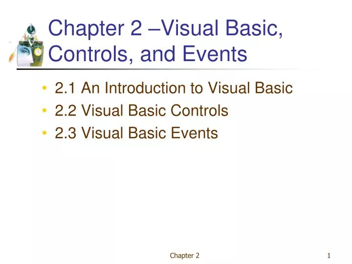 chapter 2 visual basic controls and events