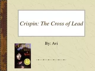 Crispin: The Cross of Lead