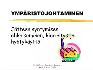 ymp rist johtaminen