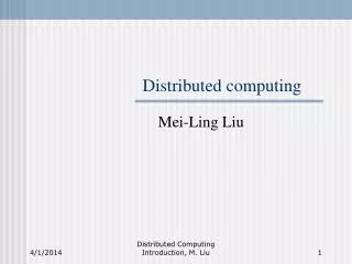 Distributed computing