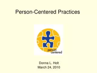 Person-Centered Practices