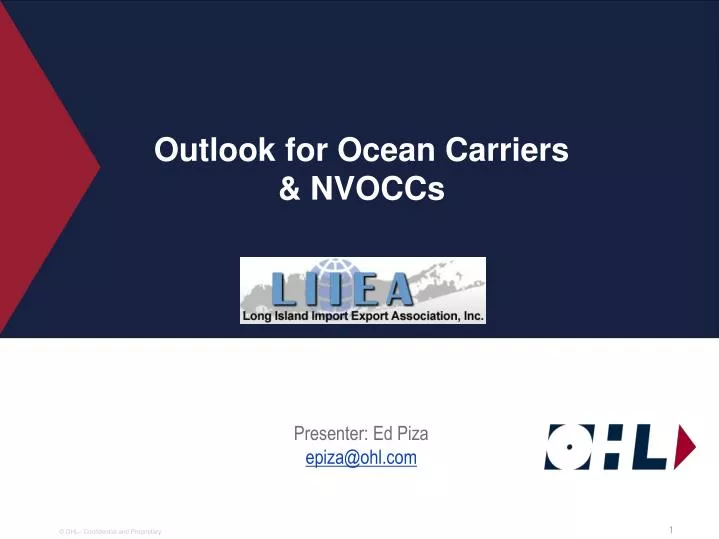 outlook for ocean carriers nvoccs
