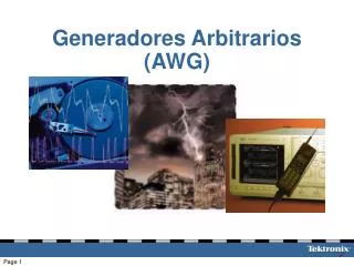 Generadores Arbitrarios (AWG)