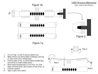 USS Arizona Memorial Paper model by Pete Pellegrino