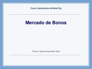 Mercado de Bonos